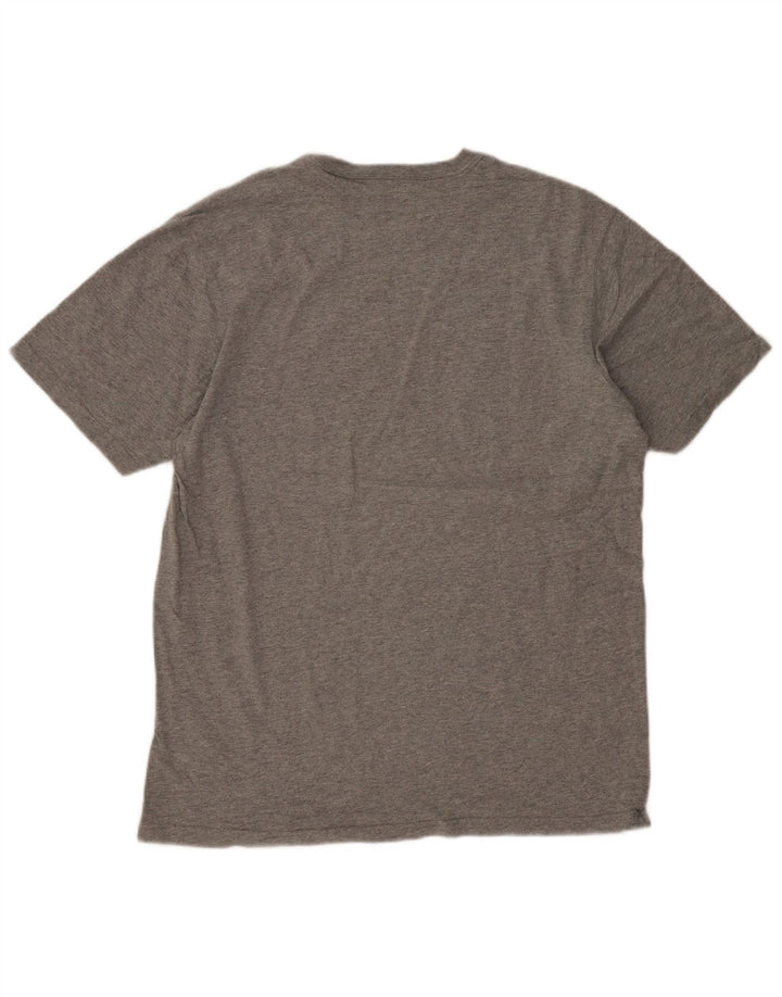 Eddie Bauer Herren-T-Shirt-Oberteil, groß, graue Baumwolle