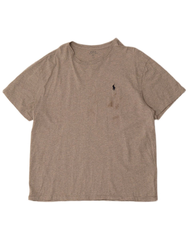 Polo Ralph Lauren Herren T-Shirt Top Large Grau Baumwolle