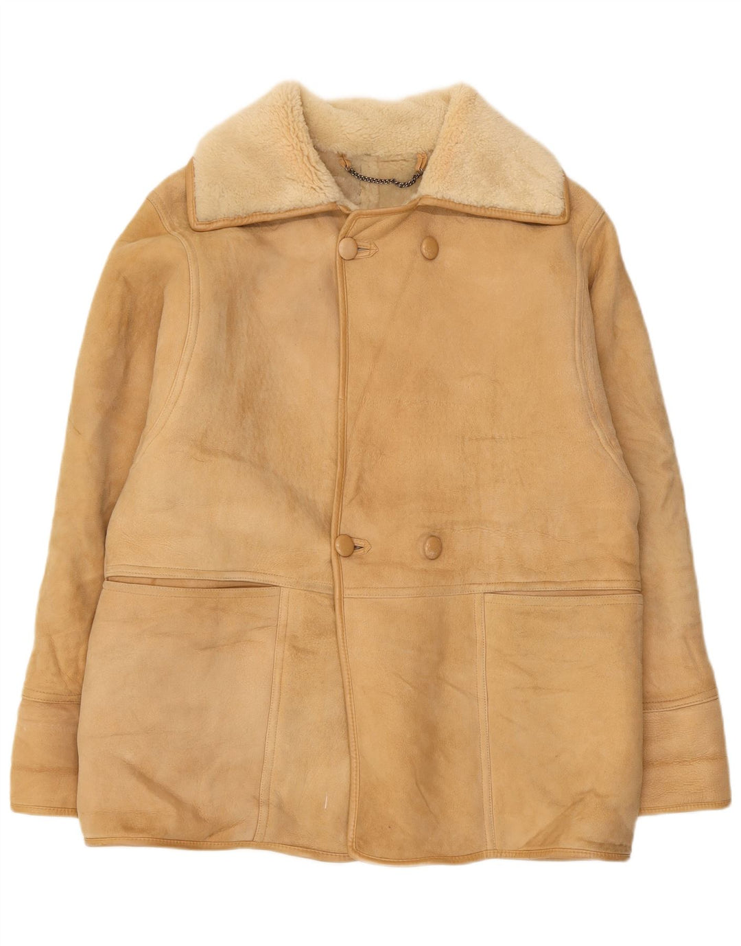 Gianluca Lorenzi Herren Zweireihige Jacke EU 46 XL Beige