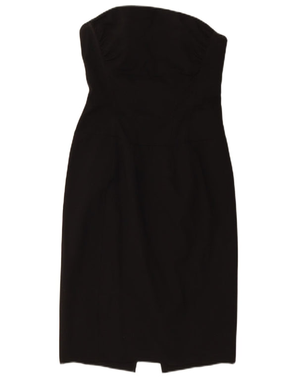 Elisabetta Franchi Damen Trägerloses Kleid IT 44 Medium Schwarz