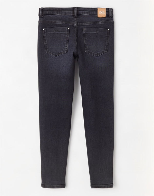 Zara Damen Skinny Jeans EU 38 Small W28 L27 Marineblaue Baumwolle