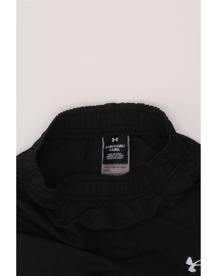 UNDER ARMOUR Jungen-Trainingsanzug mit grafischer Hose und Jogger, 3–4 Jahre, Schwarz