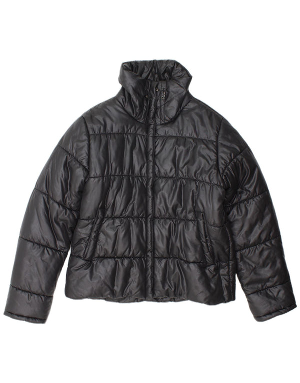 Mexx Womens Padded Jacket UK 16 Large Black Polyamide