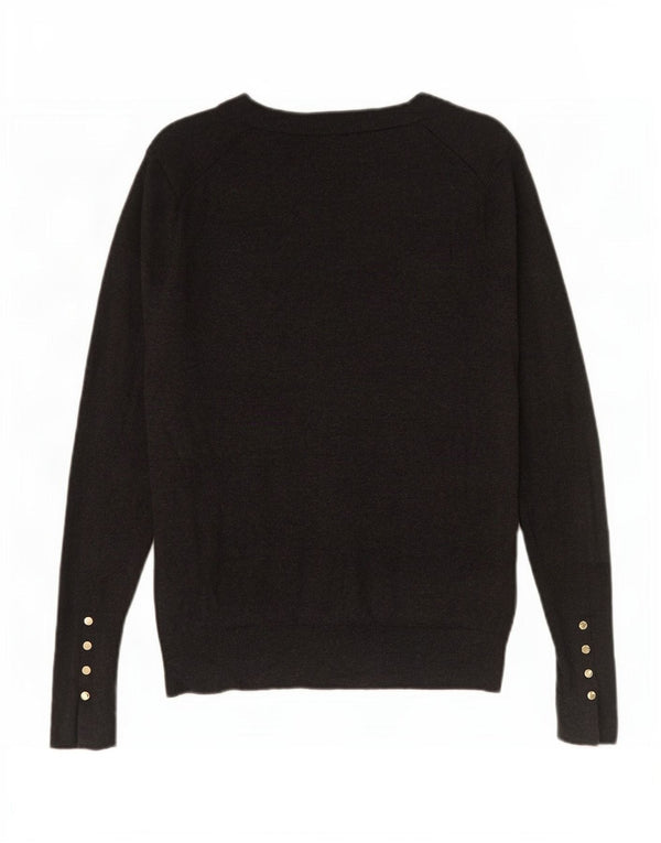 Zara Damen Strickjacke UK 12 Mittelgraue Viskose