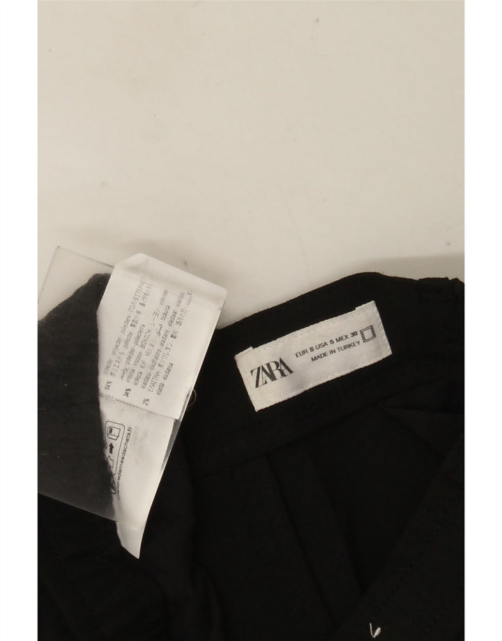 Zara Slim Chino-Hose für Herren, Größe S, W30, L29, Schwarz, Polyester