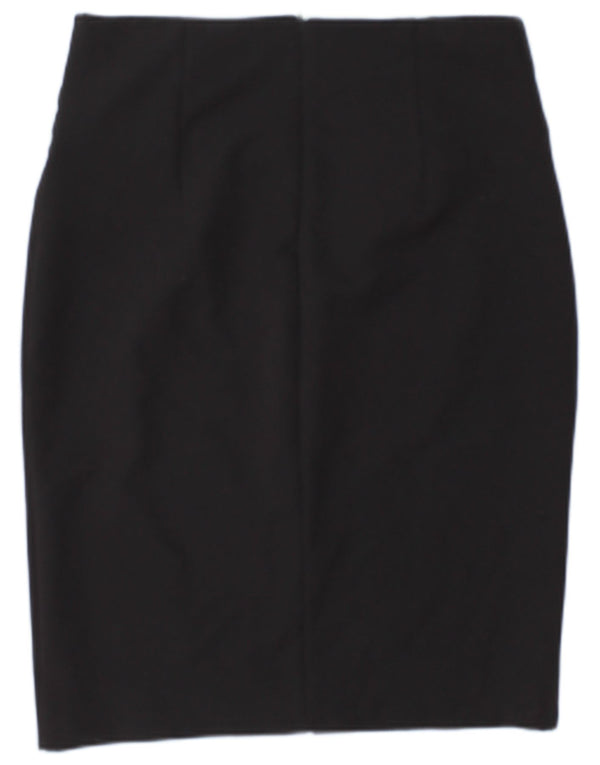 Zara Damen Bleistiftrock Medium W28 Schwarz
