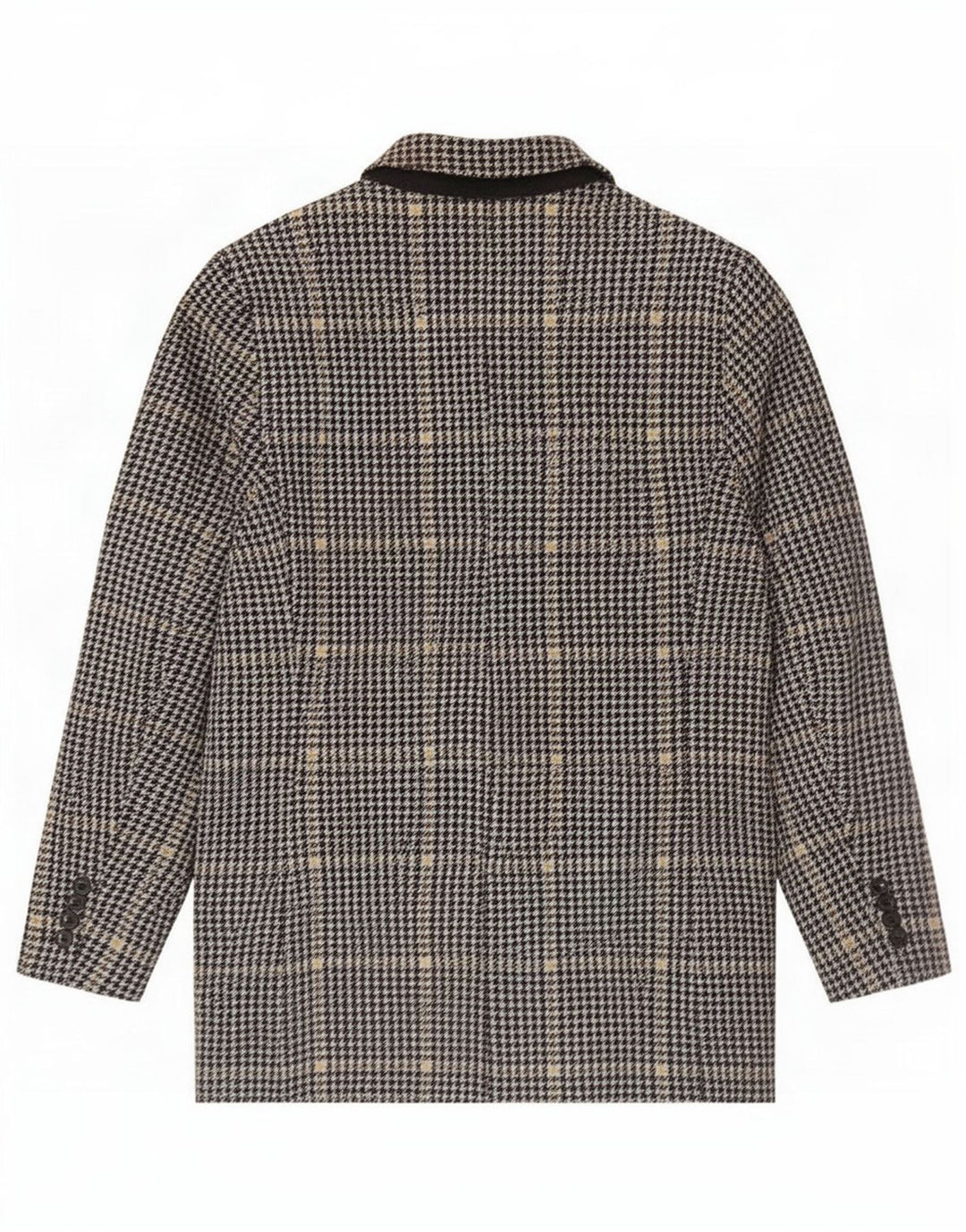 Zweireihiger Herren-Blazer von Zara, Gr. 38, Mittelschwarz, Hahnentrittmuster