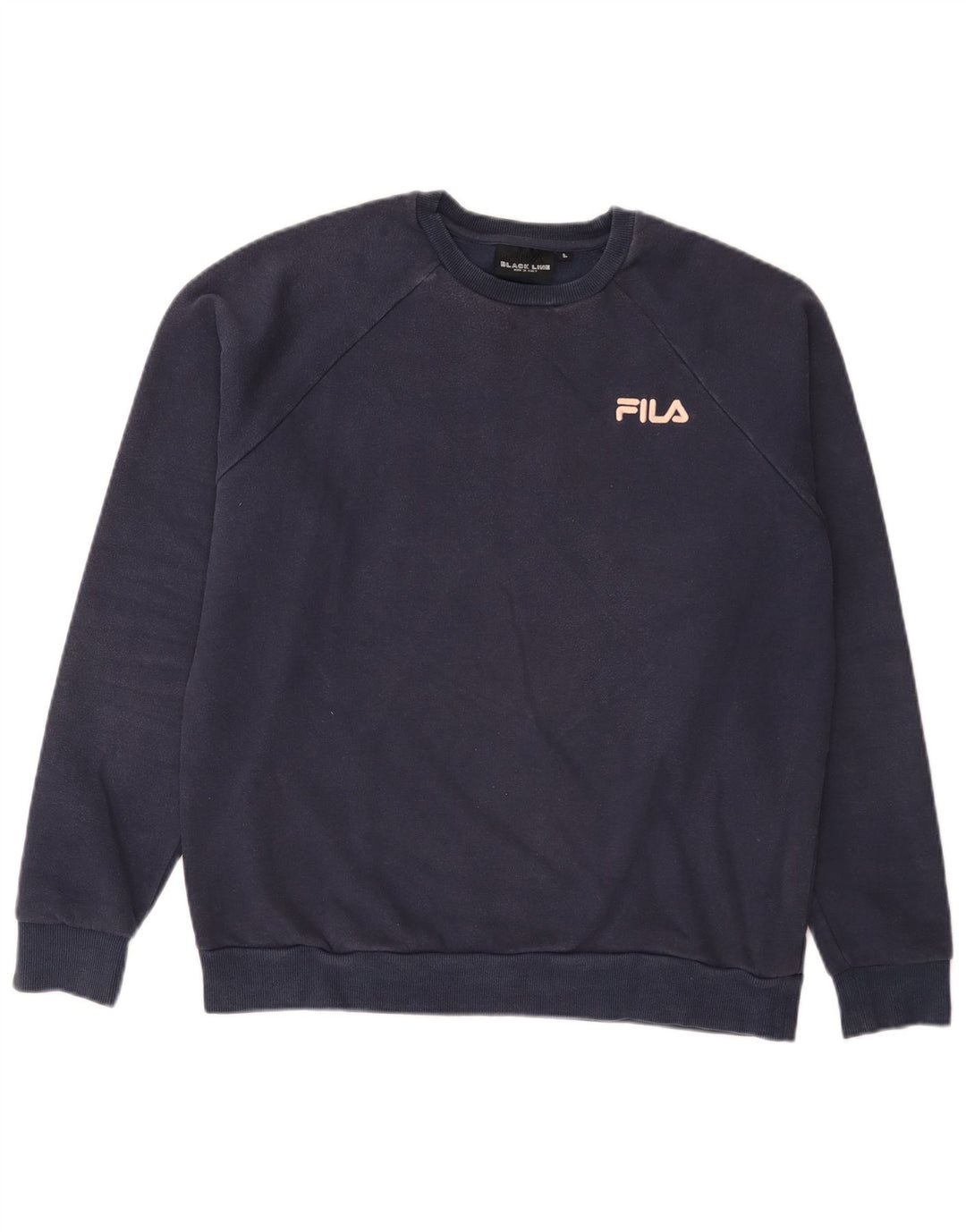 Fila Herren-Sweatshirt-Pullover, groß, marineblau, Baumwolle