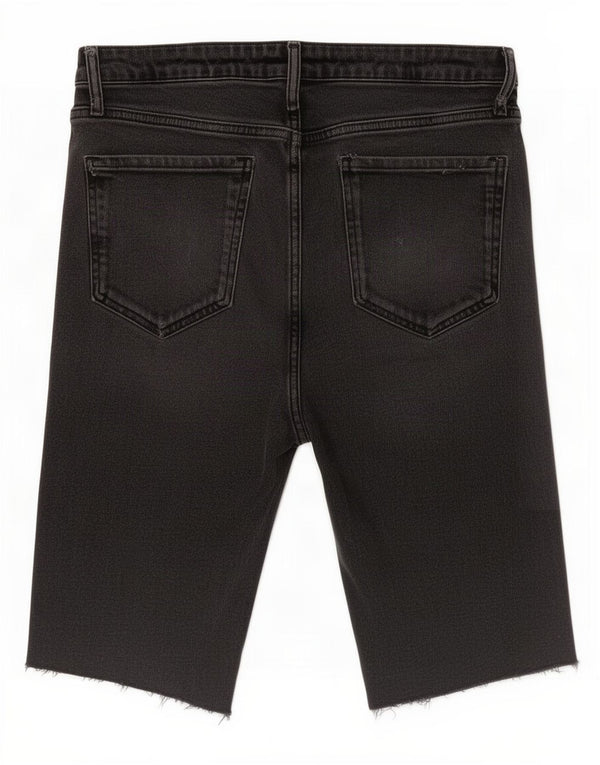 Zara Damen Jeansshorts EU 38 Small W28 Grau