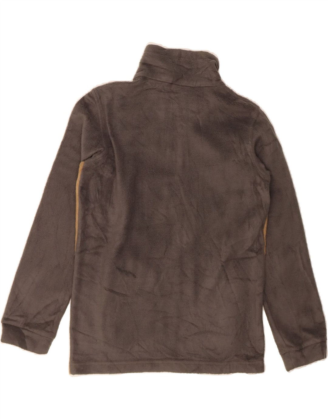 COLUMBIA Boys Fleece Jacket 10-11 Years Medium Grey Colourblock Polyester Vintage Columbia and Second-Hand Columbia from Messina Hembry 