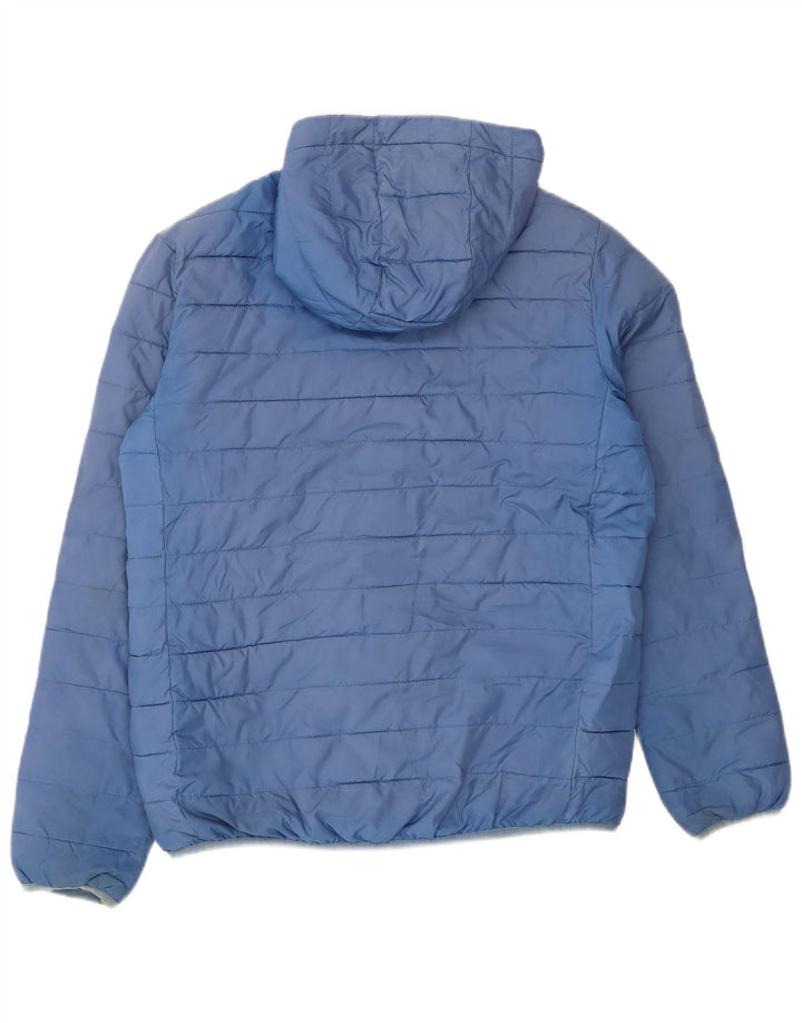 Quiksilver Wattierte Jungenjacke mit Kapuze, 15–16 Jahre, blaues Polyester