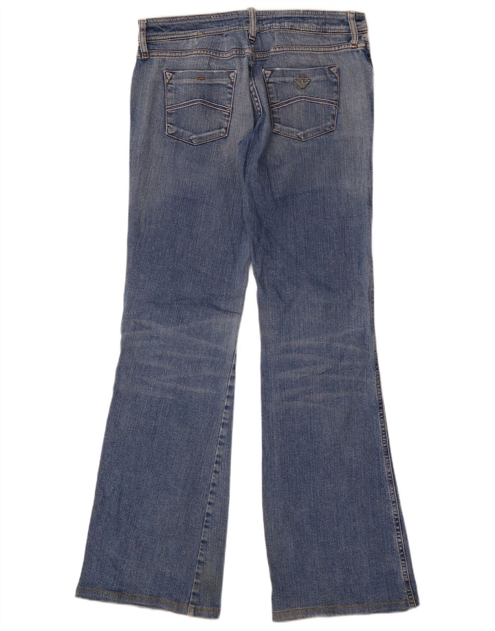 Armani Damen Bootcut Jeans W29 L34 Blau
