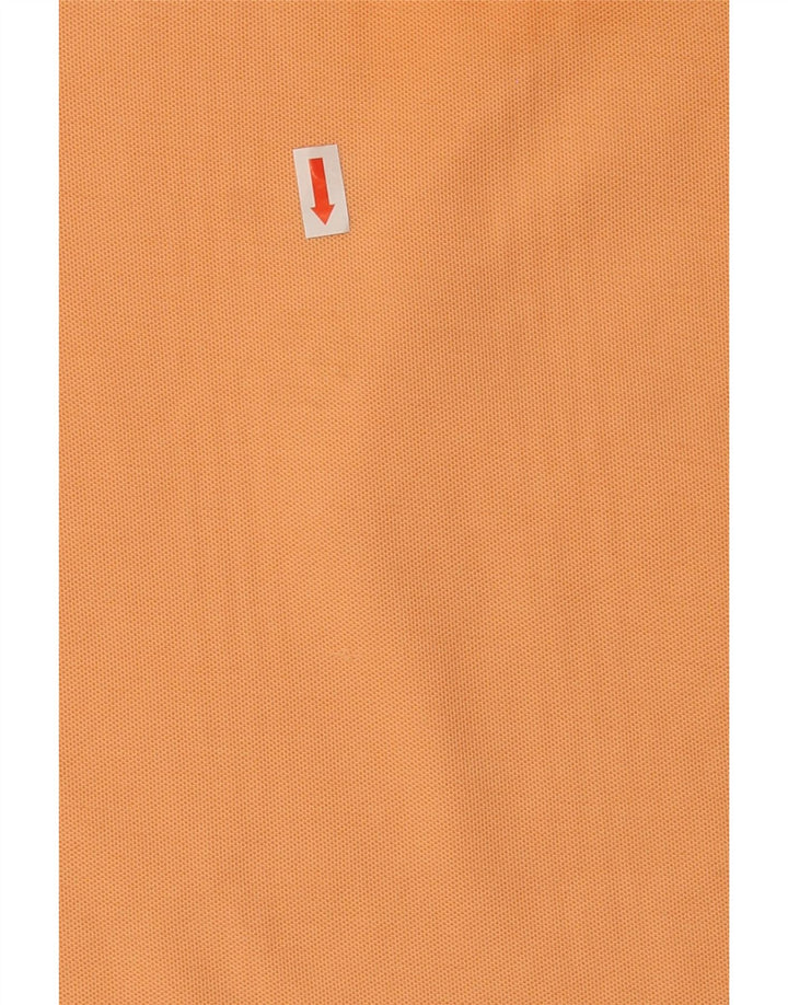 IZOD Mens Polo Shirt Medium Orange Cotton Vintage Izod and Second-Hand Izod from Messina Hembry 