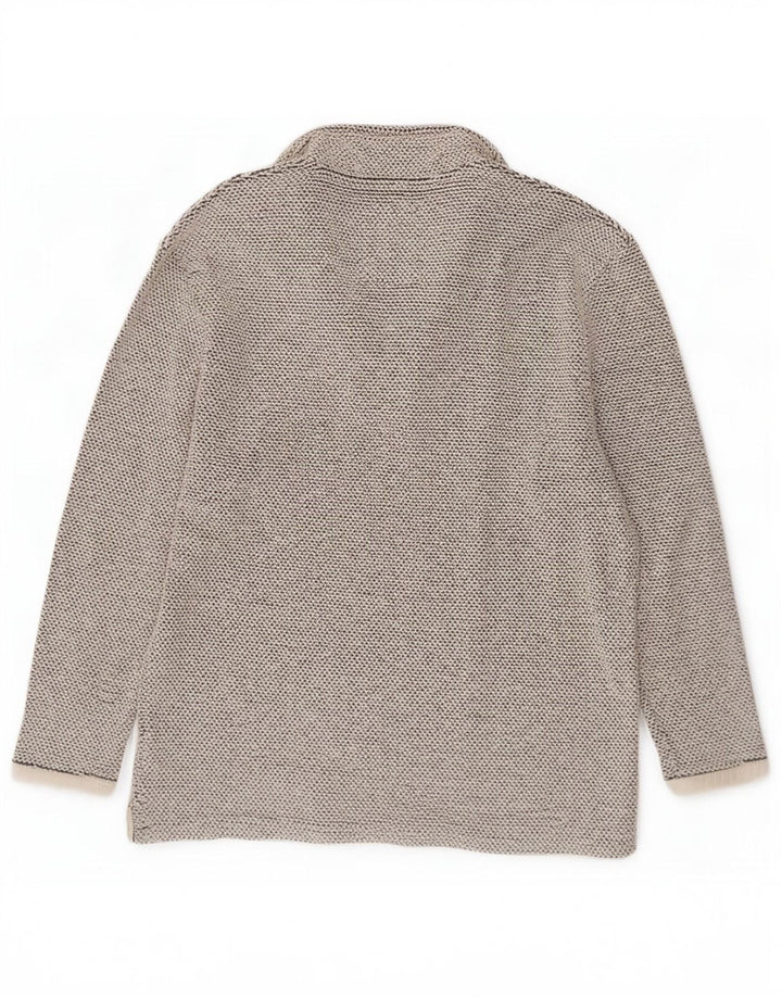 Weird Fish Herren-Sweatshirt mit Reißverschluss, XL, graue Baumwolle