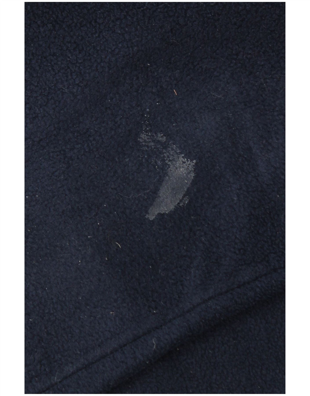 Kappa Herren-Fleecepullover mit Reißverschluss am Hals, groß, marineblaues Polyester