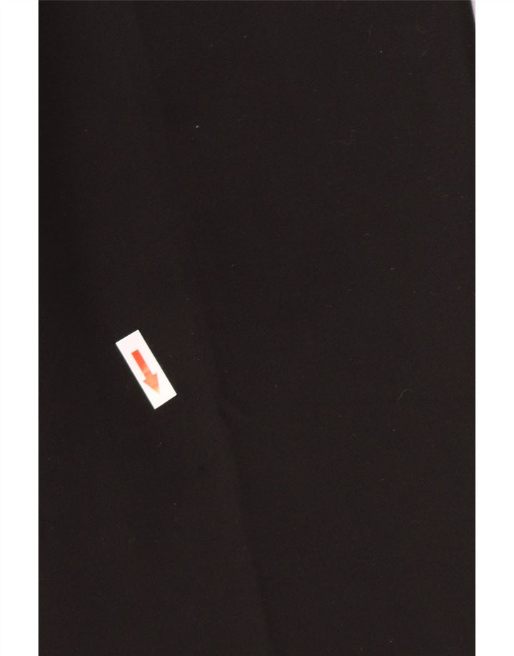 Zara Damen-Anzughose, schmal zulaufend, Größe L, W32, L27, Schwarz, Polyester