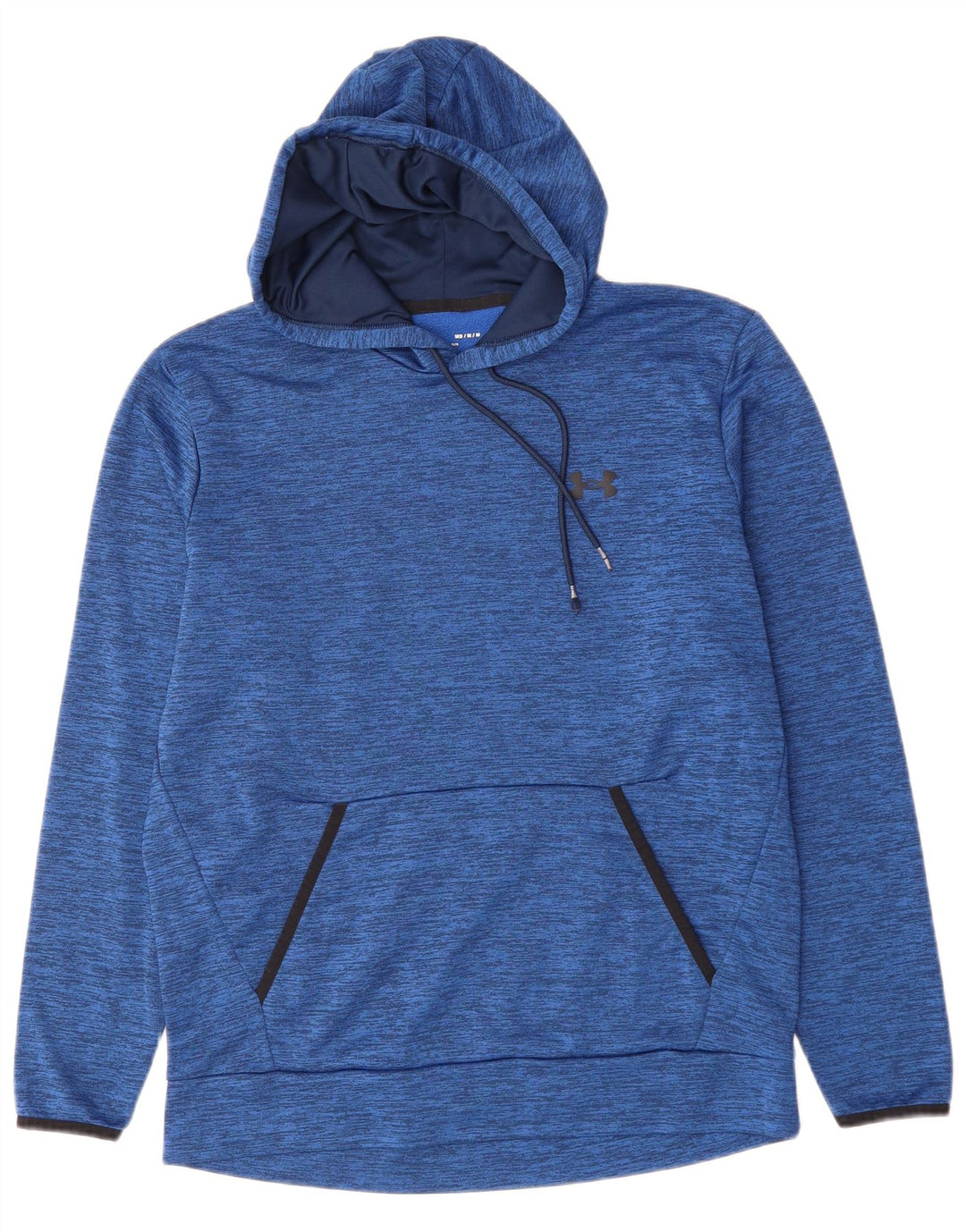UNDER ARMOUR Herren-Kapuzenpullover mit lockerer Passform, Mittelblau meliertes Polyester