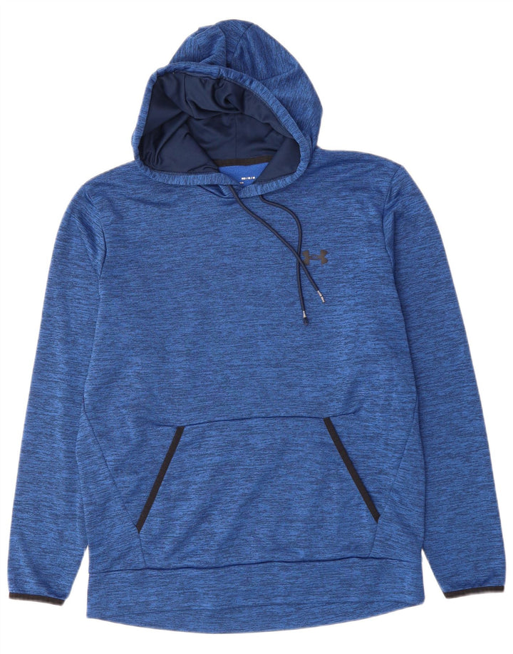 UNDER ARMOUR Herren-Kapuzenpullover mit lockerer Passform, Mittelblau meliertes Polyester