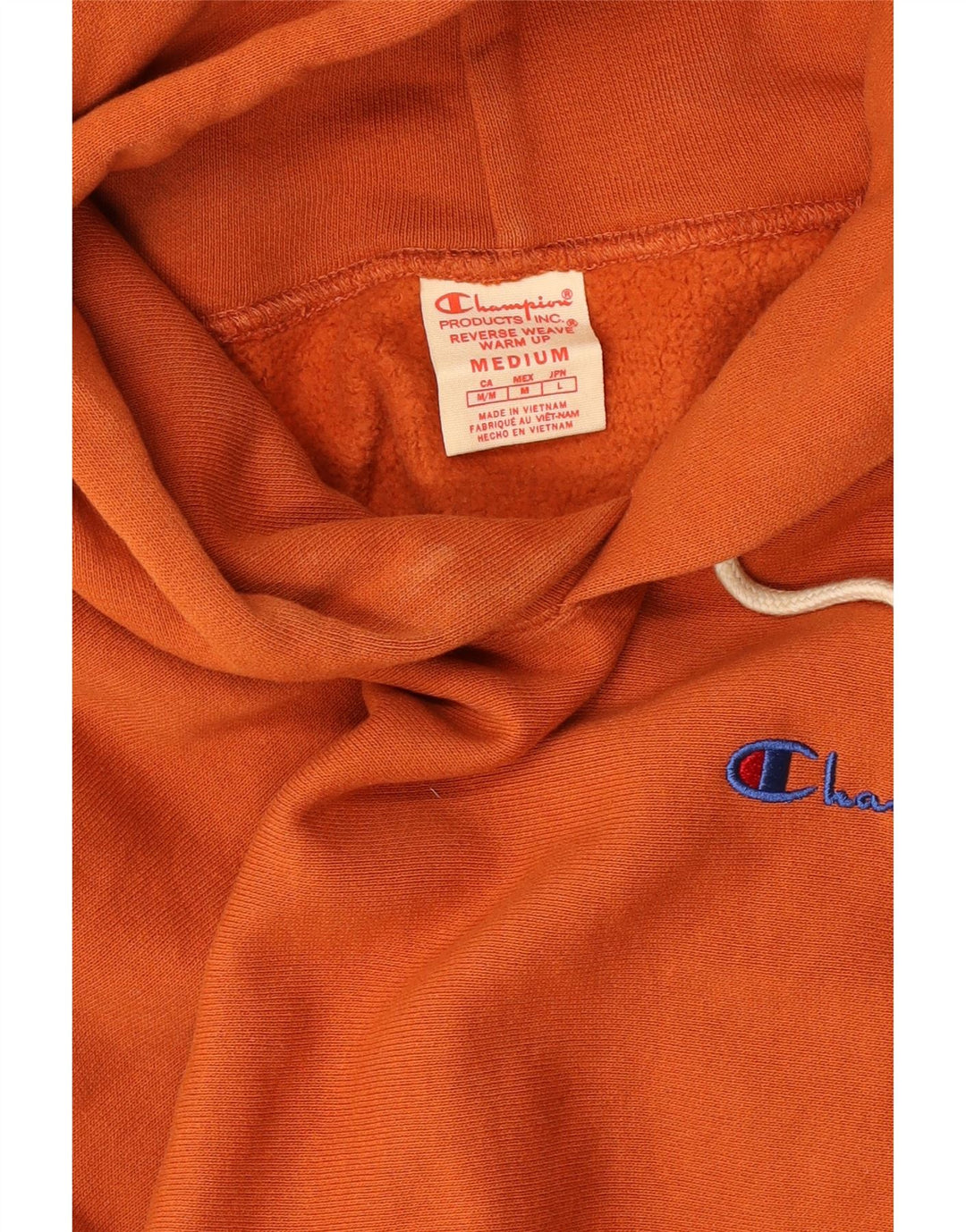 Champion Herren Kapuzenpullover Mittelorange