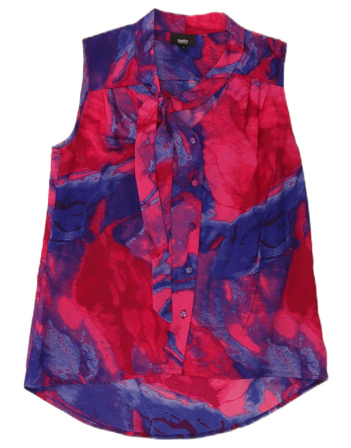 MOSSIMO Damen Übergroße Longline-Hemdbluse UK 6 XS Mehrfarbig