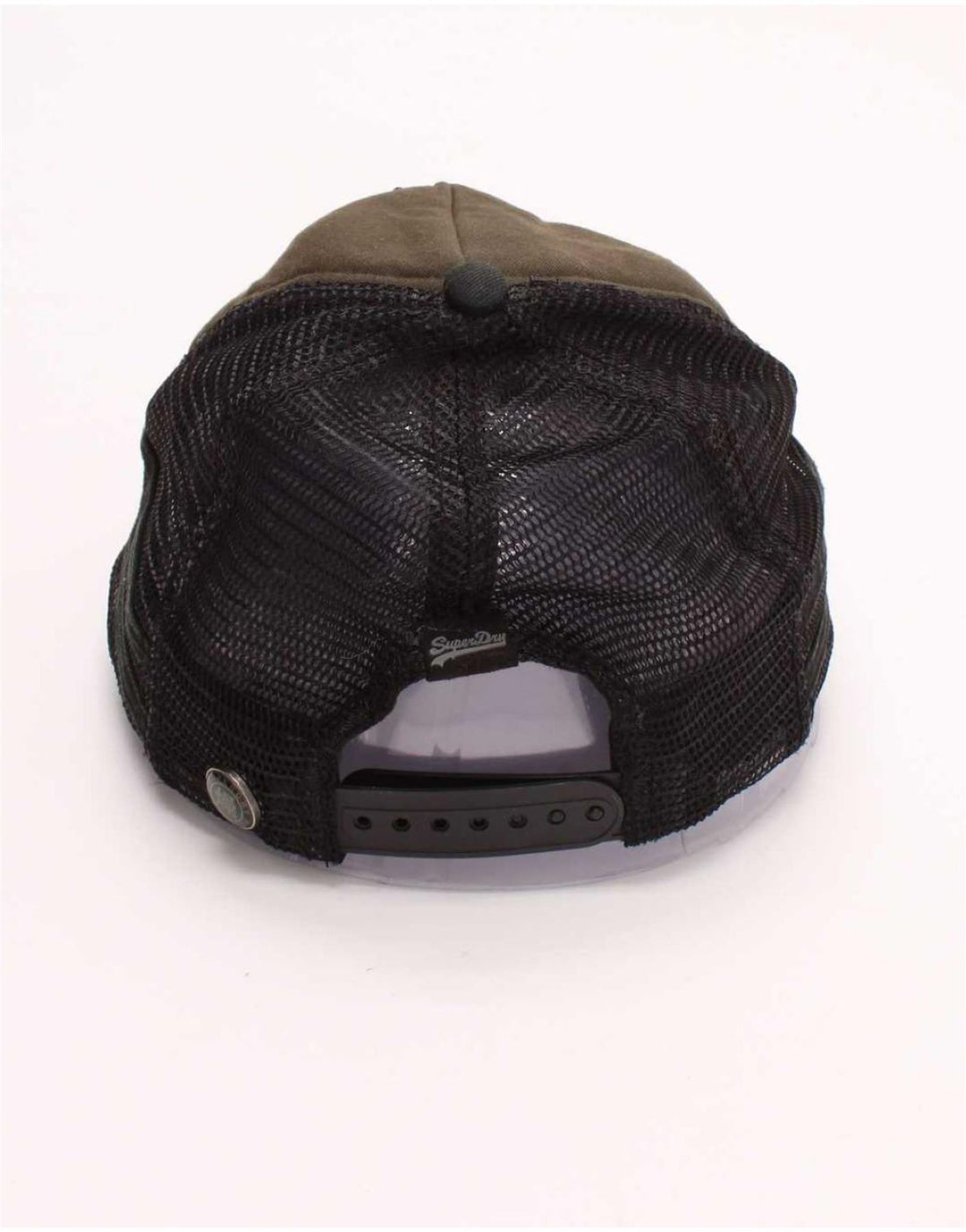 Superdry Herren Trucker Cap mit Grafik, Einheitsgröße, Khaki, Viskose