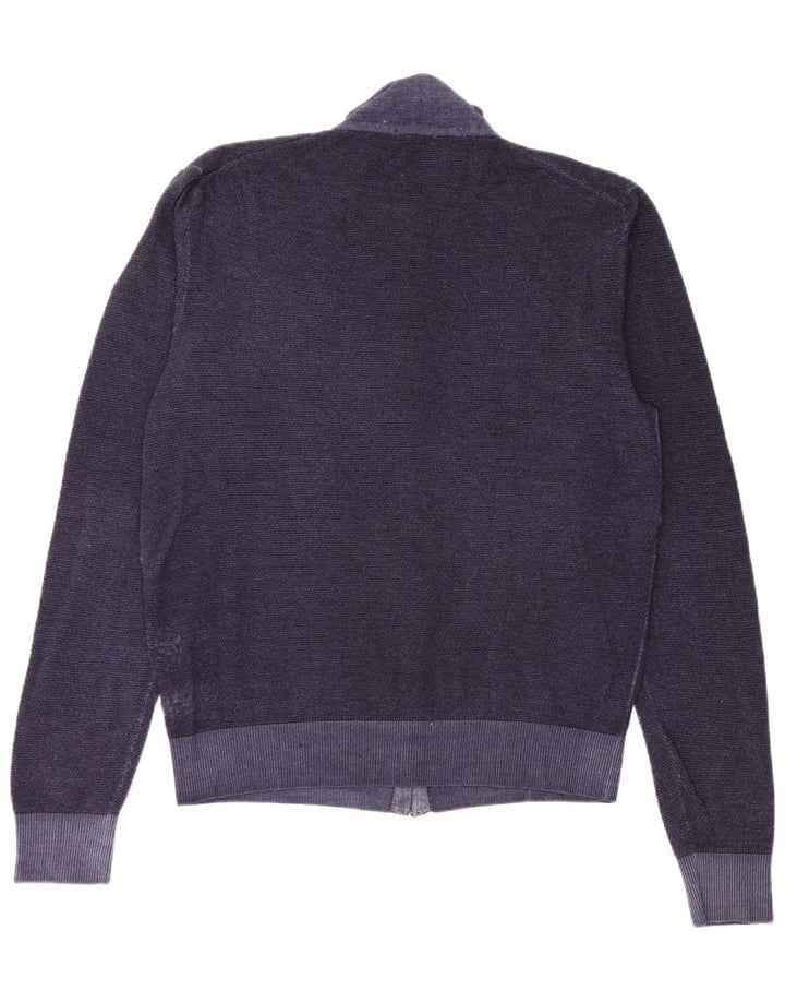 Sun68 Damen-Cardigan-Pullover UK 20 2XL Marineblaue Wolle