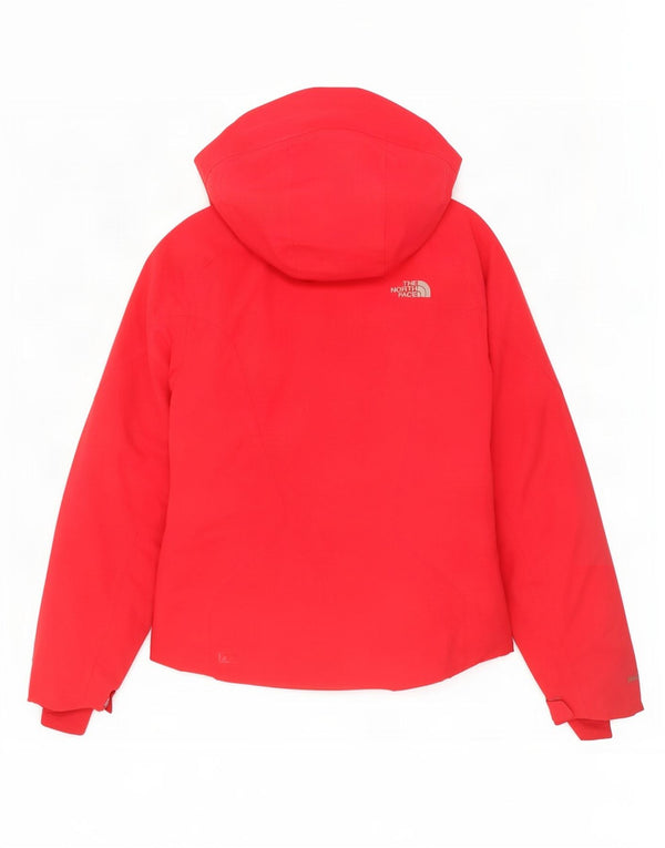 The North Face Damen-Regenjacke mit Kapuze, UK 14, mittelrotes Nylon