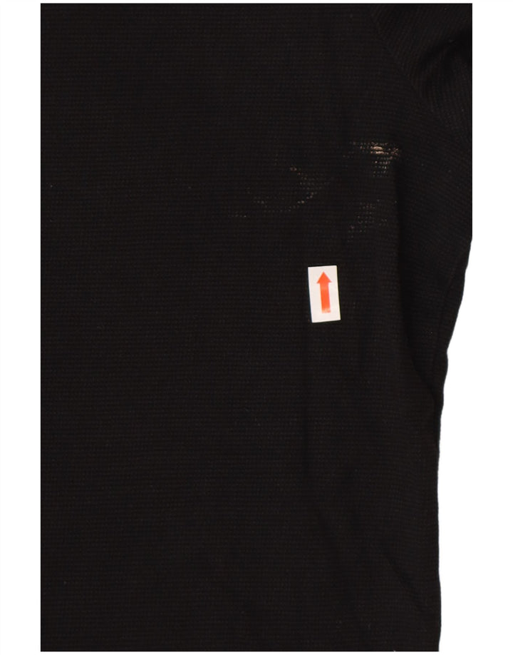 Jack & Jones Herren-Poloshirt aus mittelschwarzer Baumwolle