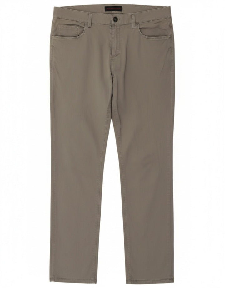 Trussardi Damen Slim Freizeithose W37 L31 Grau