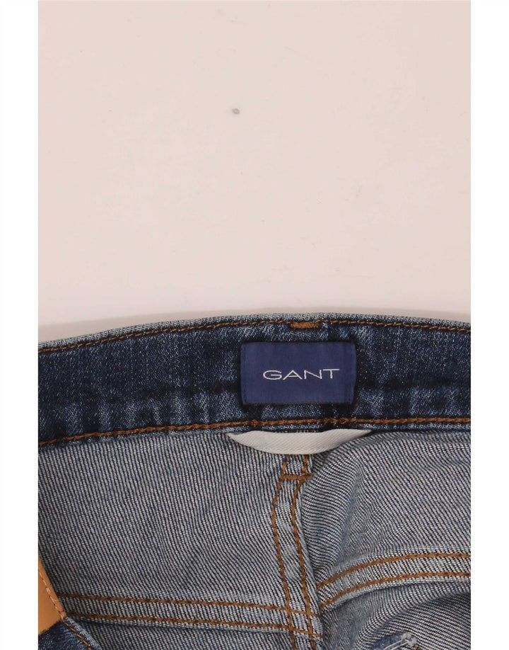 Gant Herren Straight Jeans W38 L32 Blaue Baumwolle