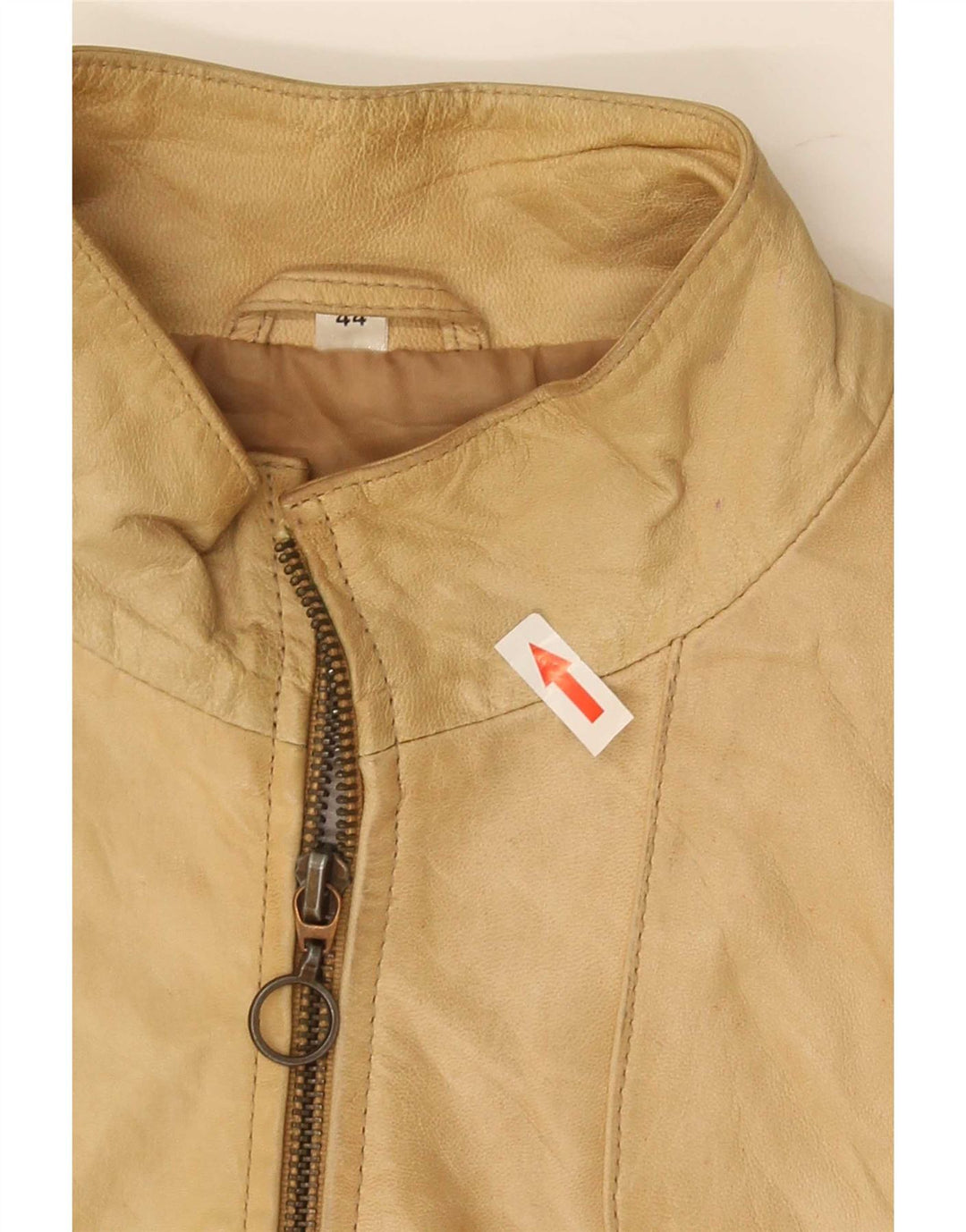 Conbipel Damen Lederjacke IT 44 Medium Beige