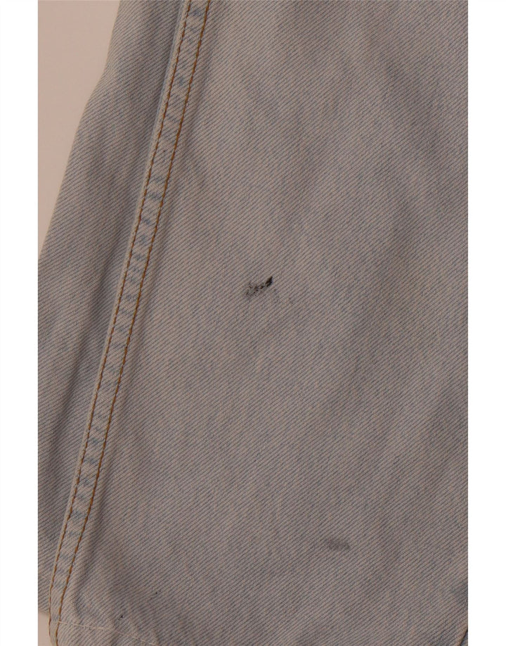 Wrangler Damen High Waist Tapered Jeans W24 L30 Blau