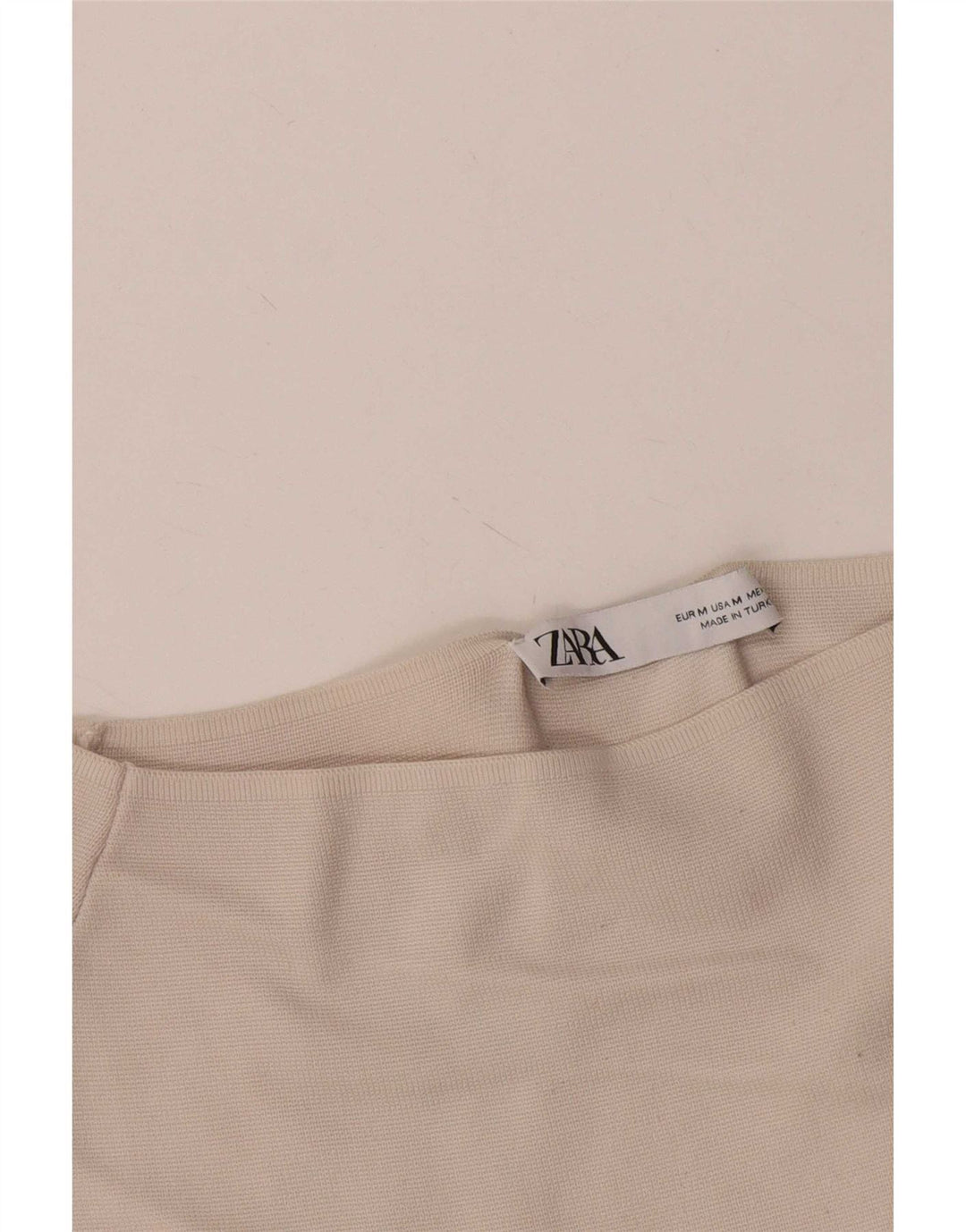 Schulterfreies Top für Damen von Zara, UK 12, Mittelweiß