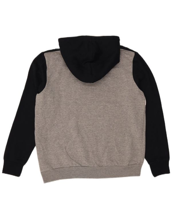 Jack & Jones Herren-Kapuzenpullover mit Grafik, XL, Grau, Colourblock-Baumwolle