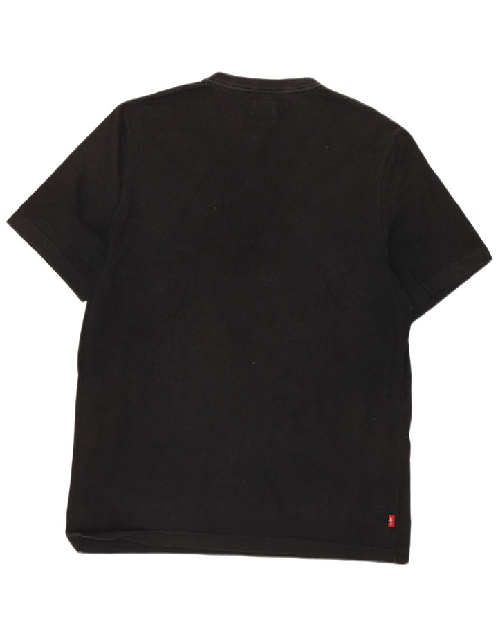 LEVI'S Herren T-Shirt Top Large Schwarz Baumwolle