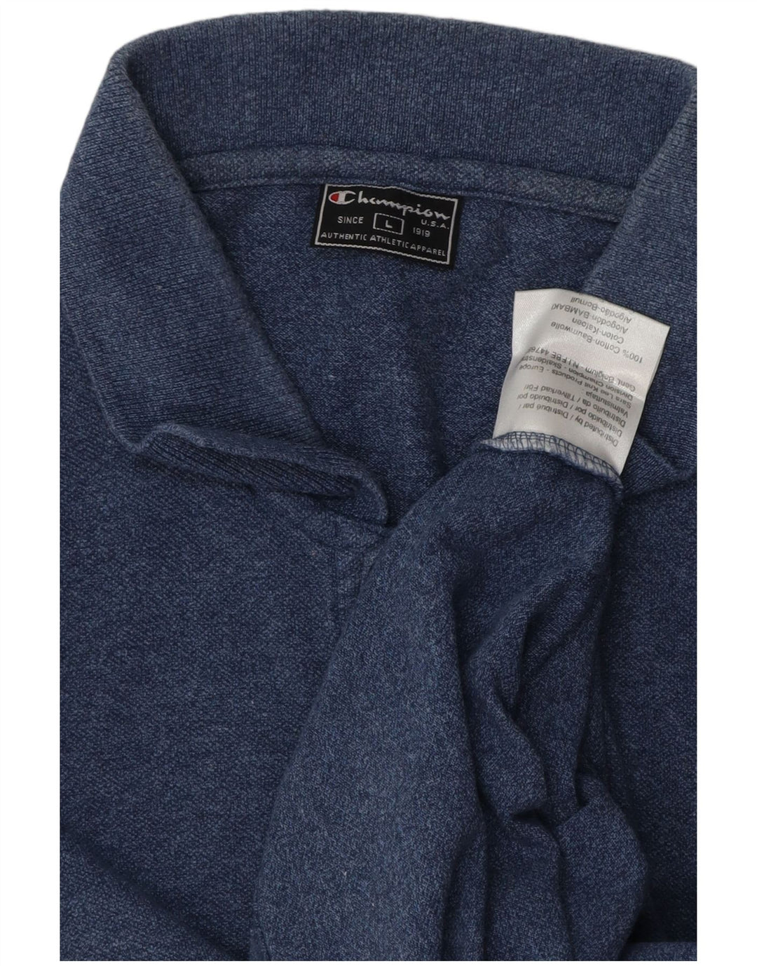 Champion Herren-Poloshirt, groß, marineblau, Baumwolle
