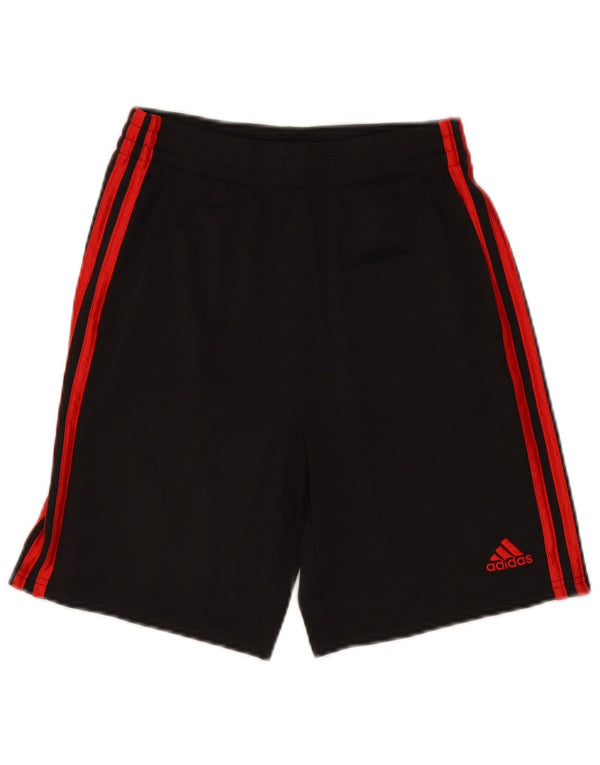 Adidas Sportshorts für Jungen, 14–15 Jahre, Größe L, Schwarz, Polyester