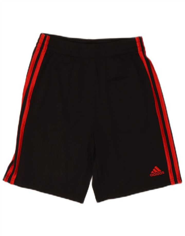 Adidas Sportshorts für Jungen, 14–15 Jahre, Größe L, Schwarz, Polyester