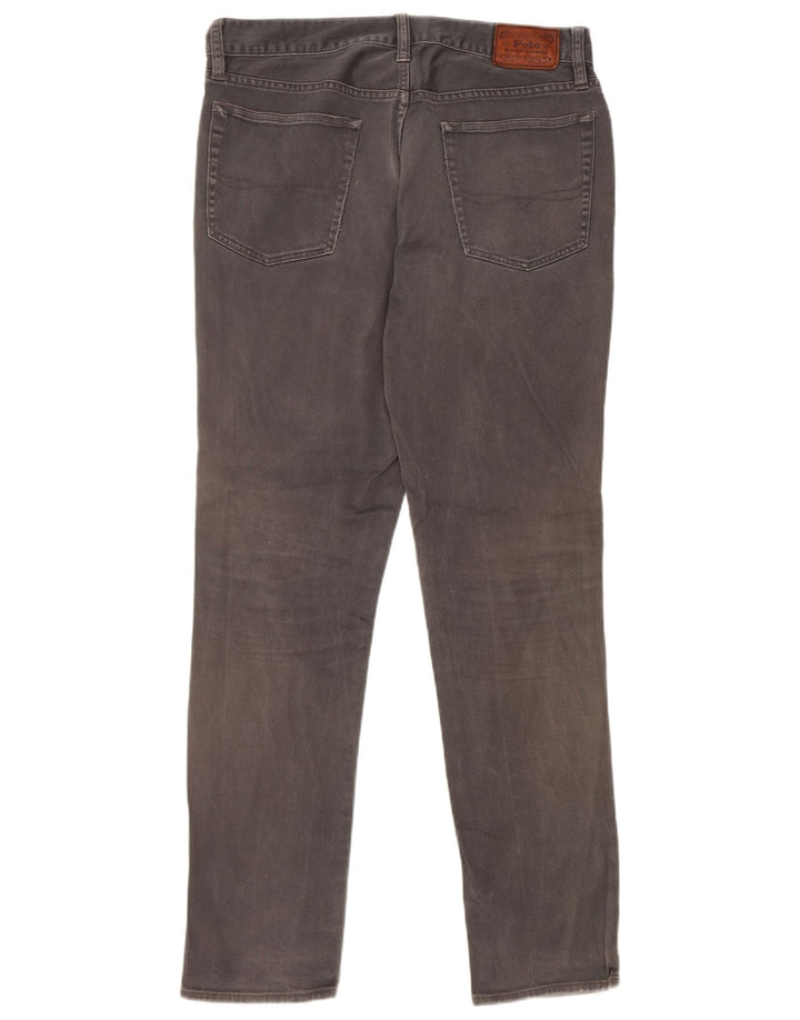 Ralph Lauren Herren Slim Jeans W32 L32 Graue Baumwolle