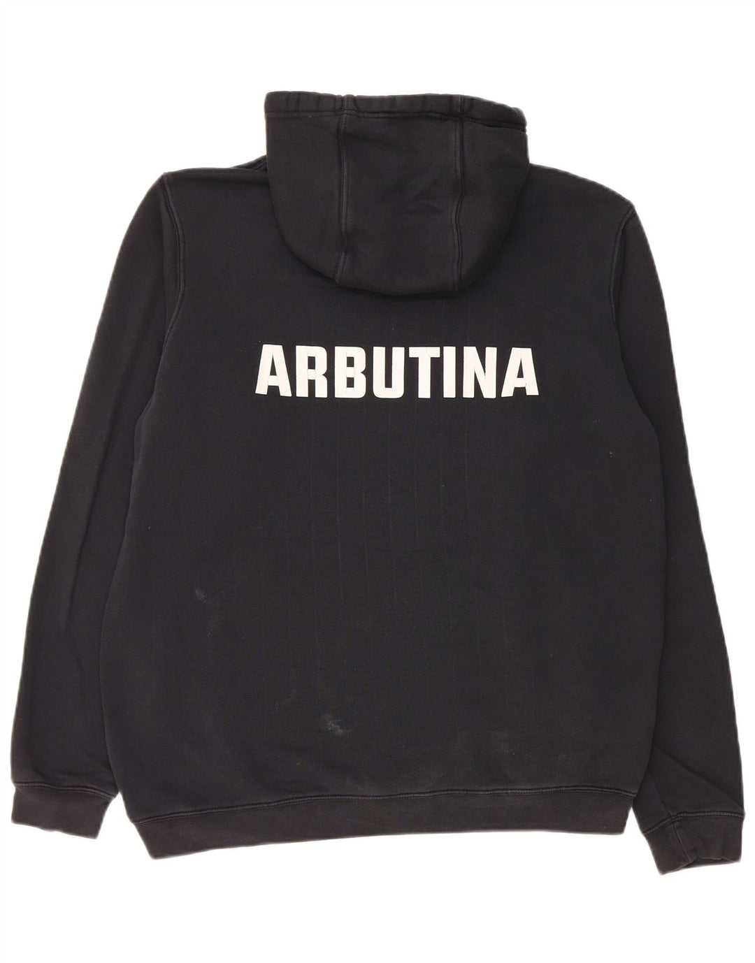 Nike Herren-Kapuzenpullover mit Grafik, mittelschwarz, Baumwolle