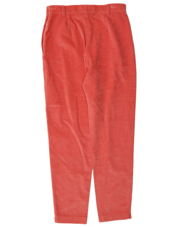 Belfe & Womens Tapered Cordhose IT 46 Large W30 L30 Rote Baumwolle