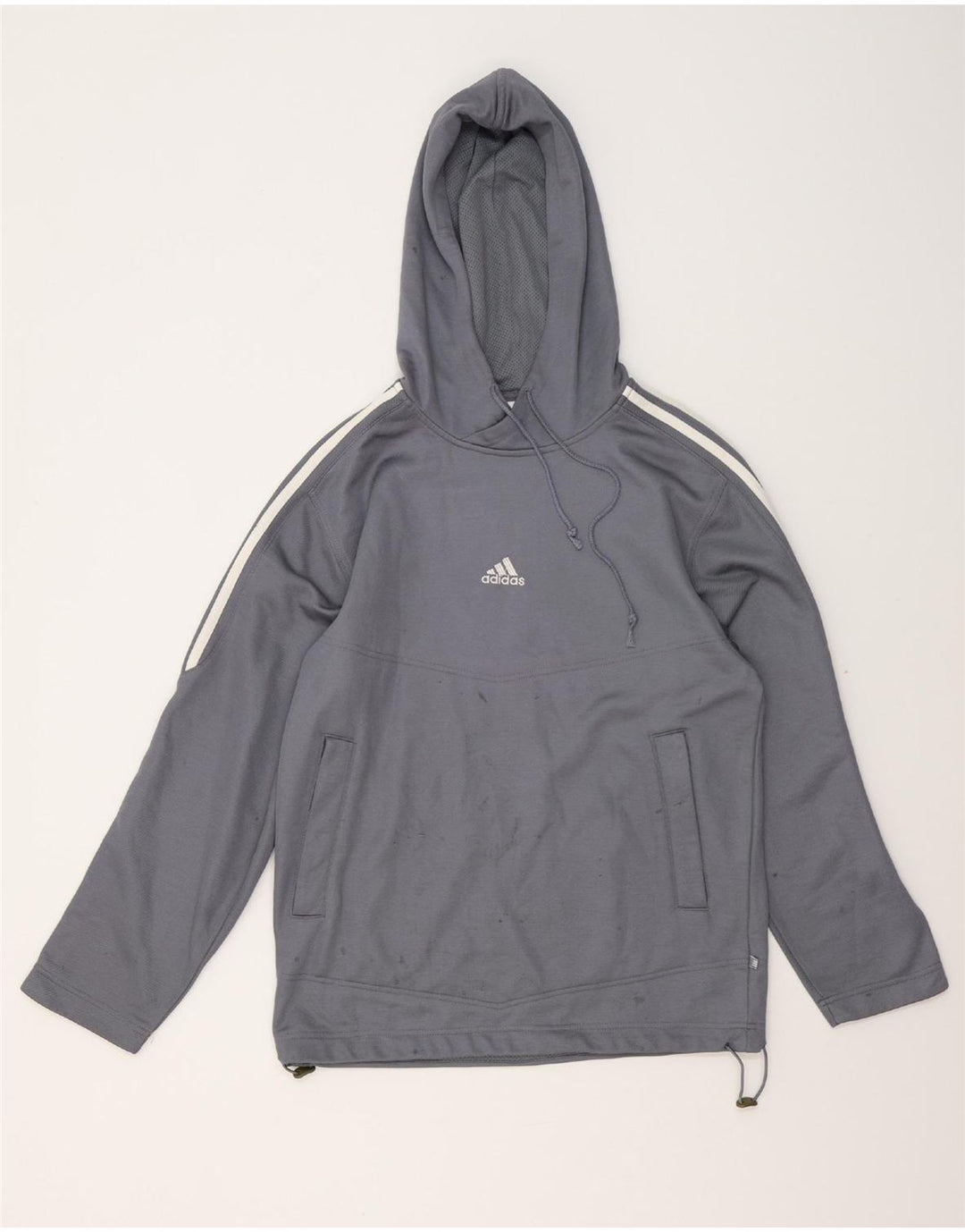 ADIDAS Herren Kapuzenpullover UK 34/36 Small Grau