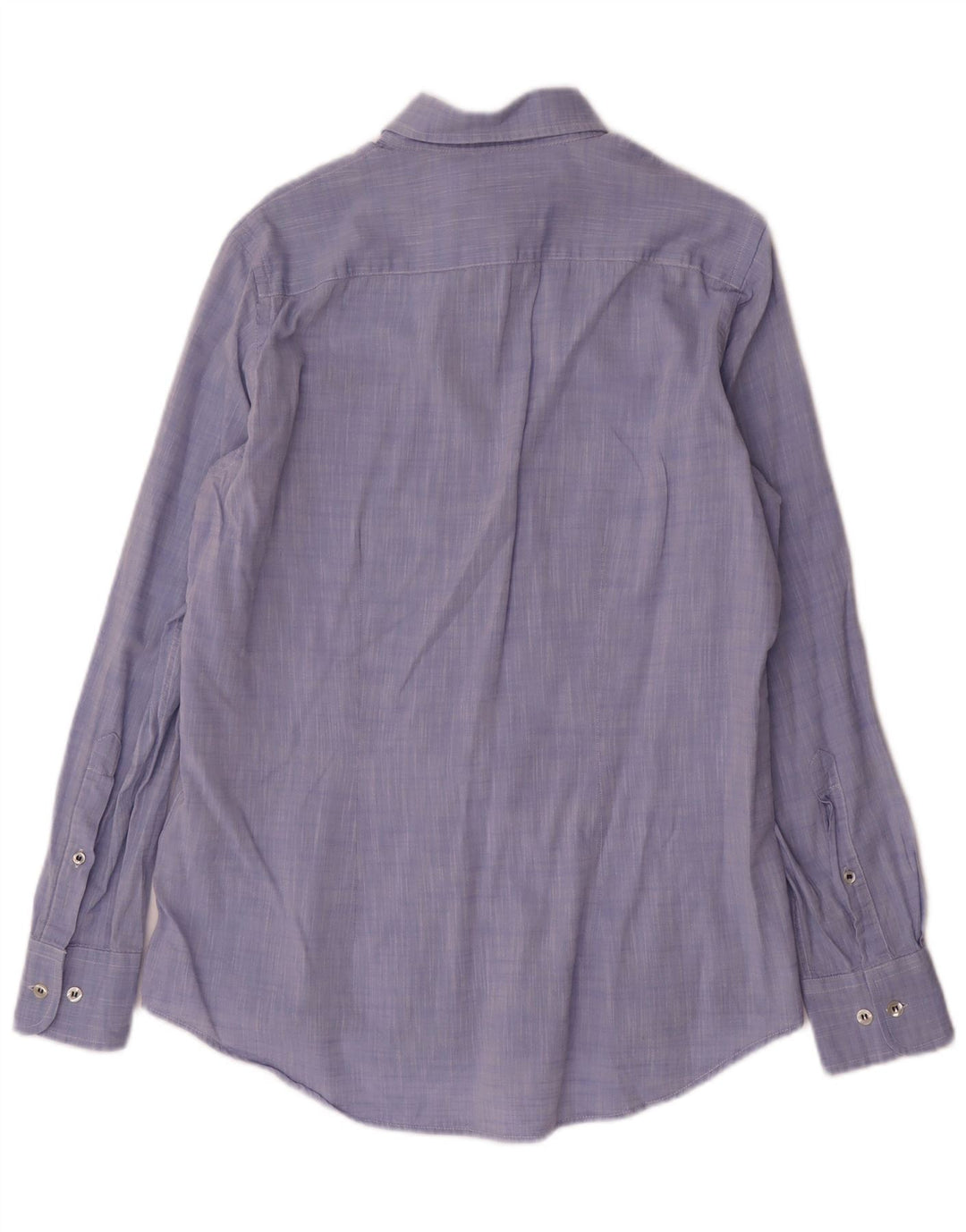 FRED PERRY Herren-Slim-Fit-Hemd, kleine blaue Baumwolle