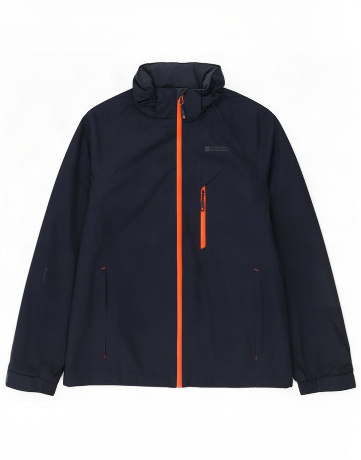 Mountain Warehouse Herren-Windjacke mit Kapuze, UK 38, Mittel, Marineblau