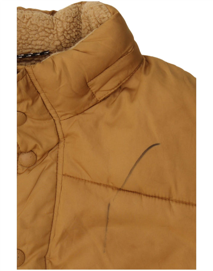 Gap Wattierte Jacke für Jungen, 12–13 Jahre, XL, Beige, Polyester