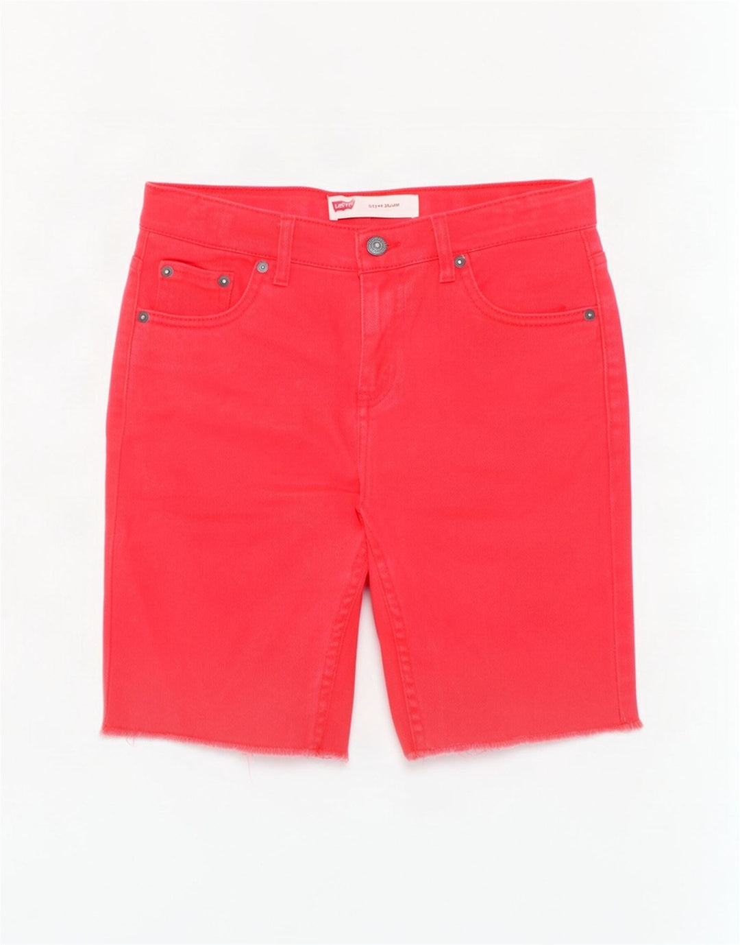 Levi's 511 Denim-Shorts für Jungen, 13–14 Jahre, W28, rote Baumwolle