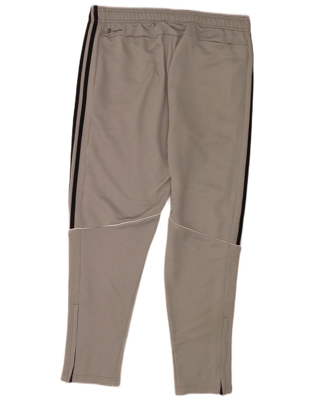 Adidas Herren-Trainingshose, großes graues Polyester