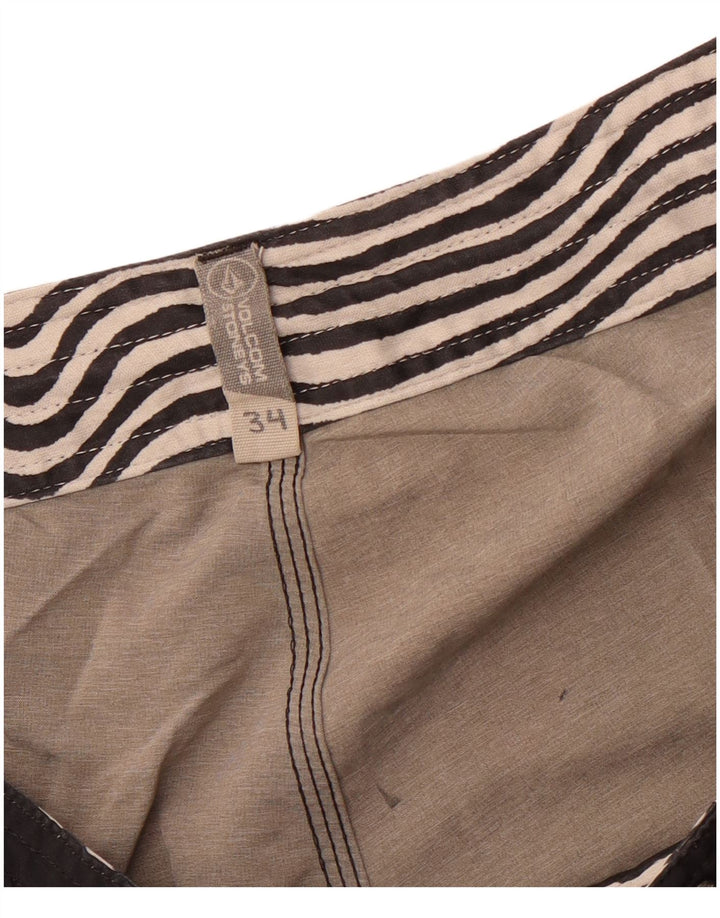 VOLCOM Herren-Badeshorts, groß, Schwarz, Farbblock