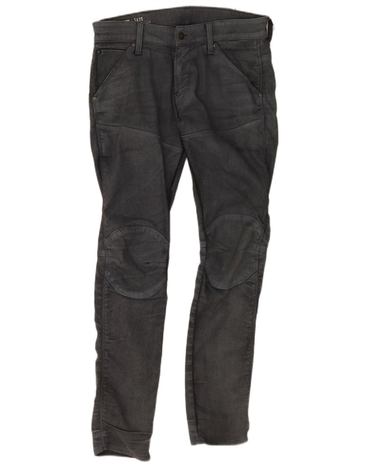 G-Star Herren Super Slim Jeans W31 L32 Schwarze Baumwolle