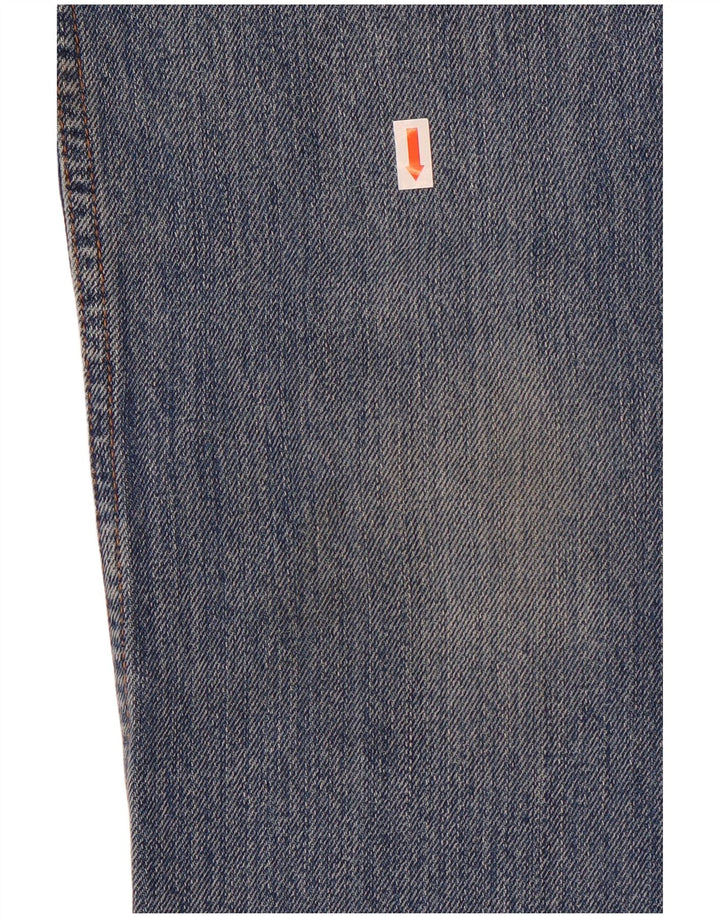 Wrangler Herren Texas Straight Jeans W36 L32 Blaue Baumwolle